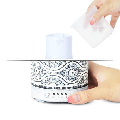 activiva 100ml Metal Essential Oil and Aroma Diffuser-Vintage White-Appliances &gt; Aroma Diffusers &amp; Humidifiers-PEROZ Accessories