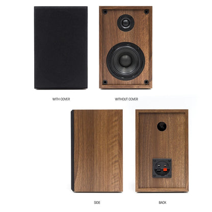 mbeat Hi-Fi Turntable with Bookshelf Speakers and Bluetooth Streaming-Audio &amp; Video &gt; Speakers-PEROZ Accessories
