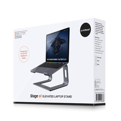 mbeat Stage S1 Space Grey Elevated Laptop Stand up to 16\&quot; Laptop-Electronics &gt; Computer Accessories-PEROZ Accessories