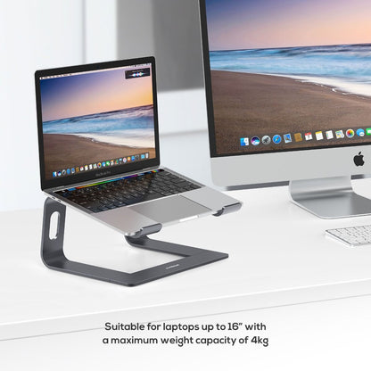mbeat Stage S1 Space Grey Elevated Laptop Stand up to 16\&quot; Laptop-Electronics &gt; Computer Accessories-PEROZ Accessories