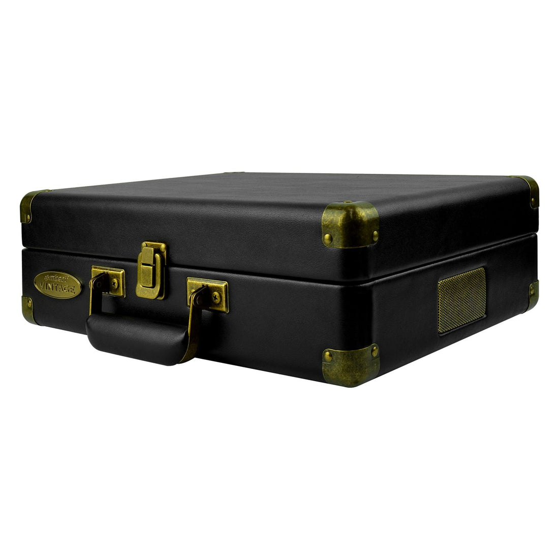 mbeat Woodstock Black Retro Turntable-Audio &amp; Video &gt; Musical Instrument &amp; Accessories-PEROZ Accessories