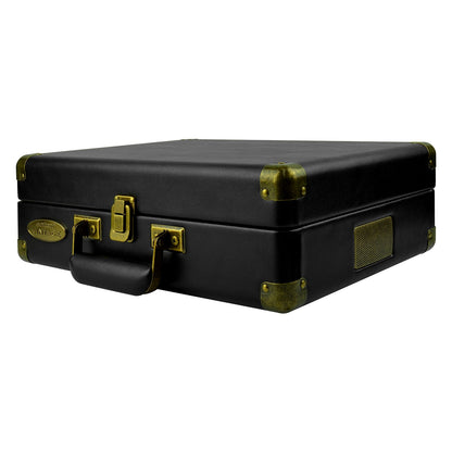 mbeat Woodstock Black Retro Turntable-Audio &amp; Video &gt; Musical Instrument &amp; Accessories-PEROZ Accessories