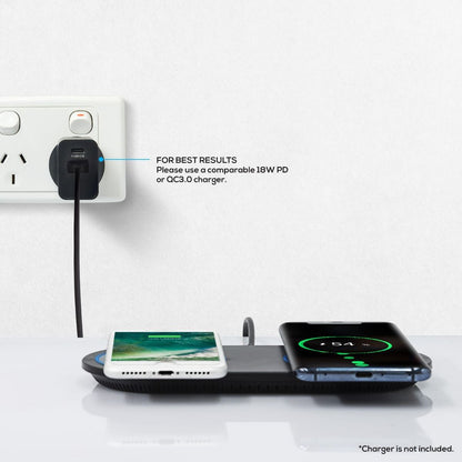 mbeat Gorilla Power Dual Wireless Charging Pad-Electronics &gt; Mobile Accessories-PEROZ Accessories