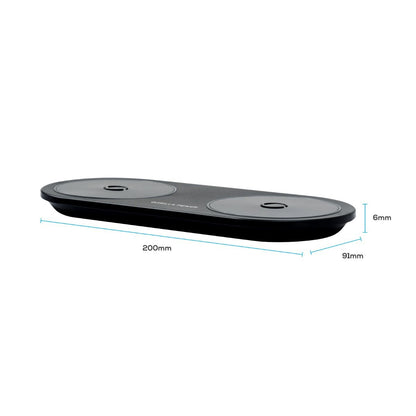 mbeat Gorilla Power Dual Wireless Charging Pad-Electronics &gt; Mobile Accessories-PEROZ Accessories