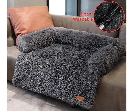 Calming Furniture Protector For Your Pets Couch Sofa Car &amp; Floor Medium Charcoal-Pet Beds-PEROZ Accessories