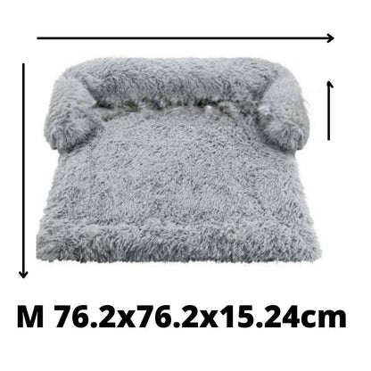 Calming Furniture Protector For Your Pets Couch Sofa Car &amp; Floor Medium Grey-Pet Beds-PEROZ Accessories