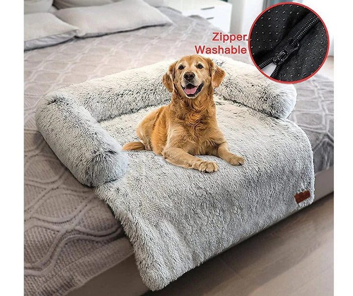 Calming Furniture Protector For Your Pets Couch Sofa Car &amp; Floor Medium Grey-Pet Beds-PEROZ Accessories