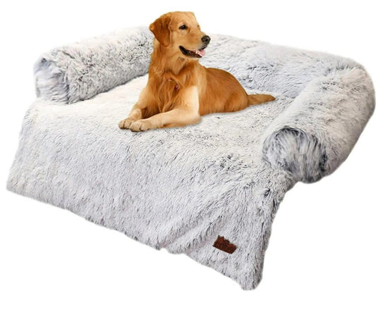 Calming Furniture Protector For Your Pets Couch Sofa Car &amp; Floor Medium Grey-Pet Beds-PEROZ Accessories