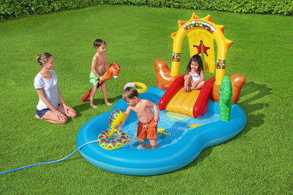 Bestway Wild West Kids Play Inflatable Above Ground Swimming Pool-Home &amp; Garden &gt; Pool &amp; Accessories-PEROZ Accessories