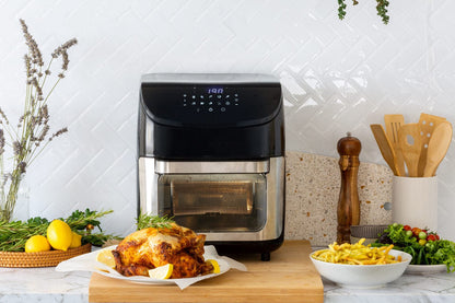 12L Digital Air Fryer w/ 200C, 7 Cooking Settings &amp; Rotisserie Function-Appliances &gt; Kitchen Appliances-PEROZ Accessories
