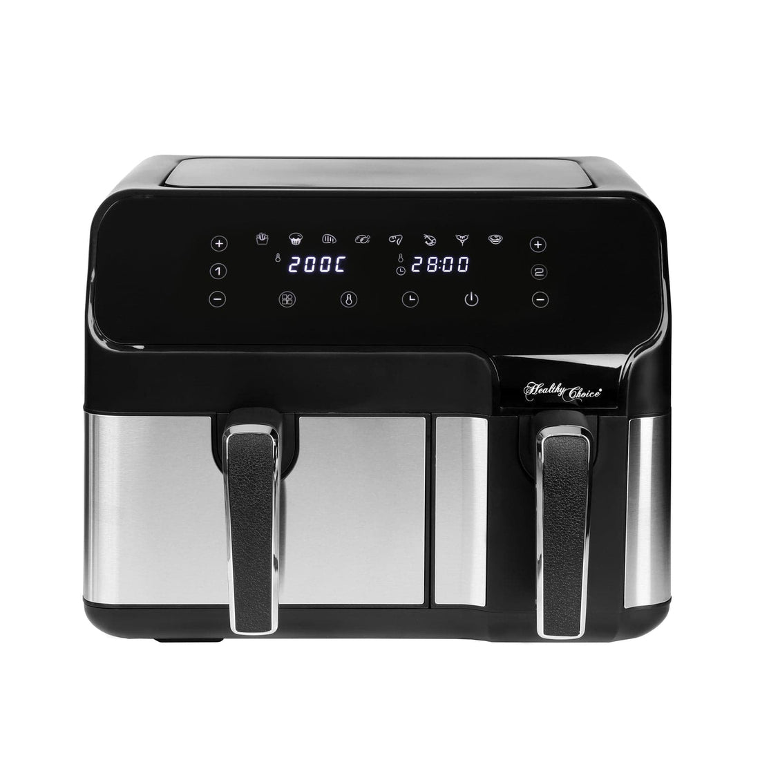 10L Digital Dual Zone Air Fryer w/ Dual Temperature Control-Appliances &gt; Kitchen Appliances-PEROZ Accessories