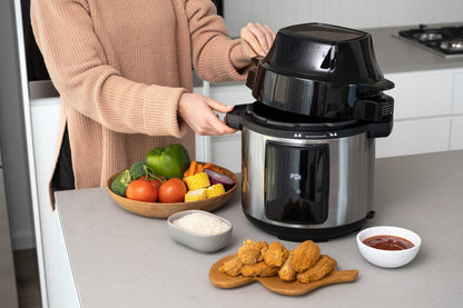 6L Air Fryer + Pressure Cooker (Silver) Kitchen Appliance-Appliances &gt; Kitchen Appliances-PEROZ Accessories