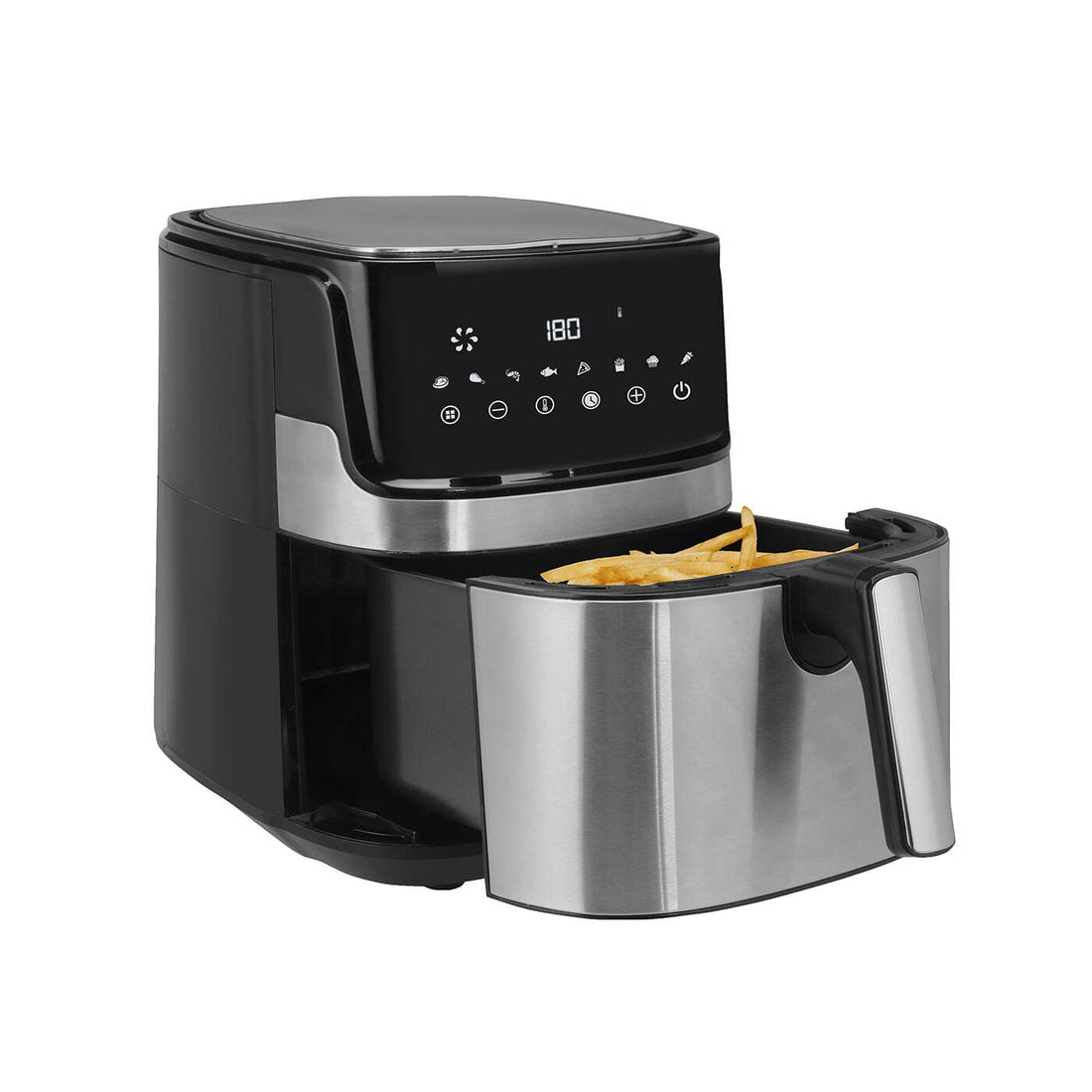 7L Digital Stainless Steel Air Fryer Kitchen Appliance-Appliances &gt; Kitchen Appliances-PEROZ Accessories