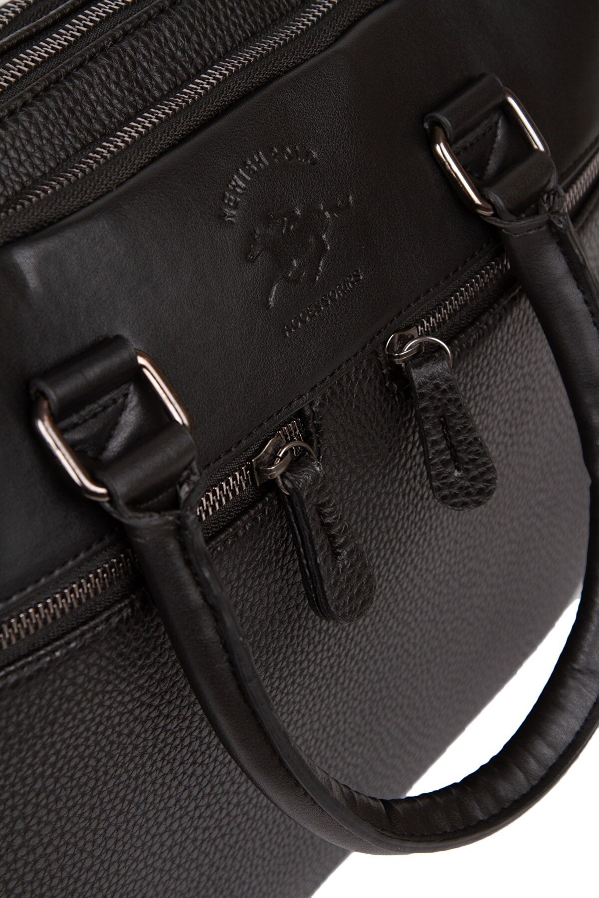 LEATHER BRIEFCASE AND SHOULDER BAG-Backpacks-PEROZ Accessories