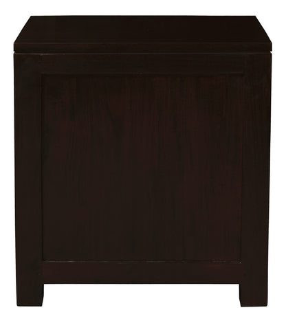 Amsterdam 2 Drawer Bedside Table (Chocolate)-Furniture &gt; Bedroom-PEROZ Accessories
