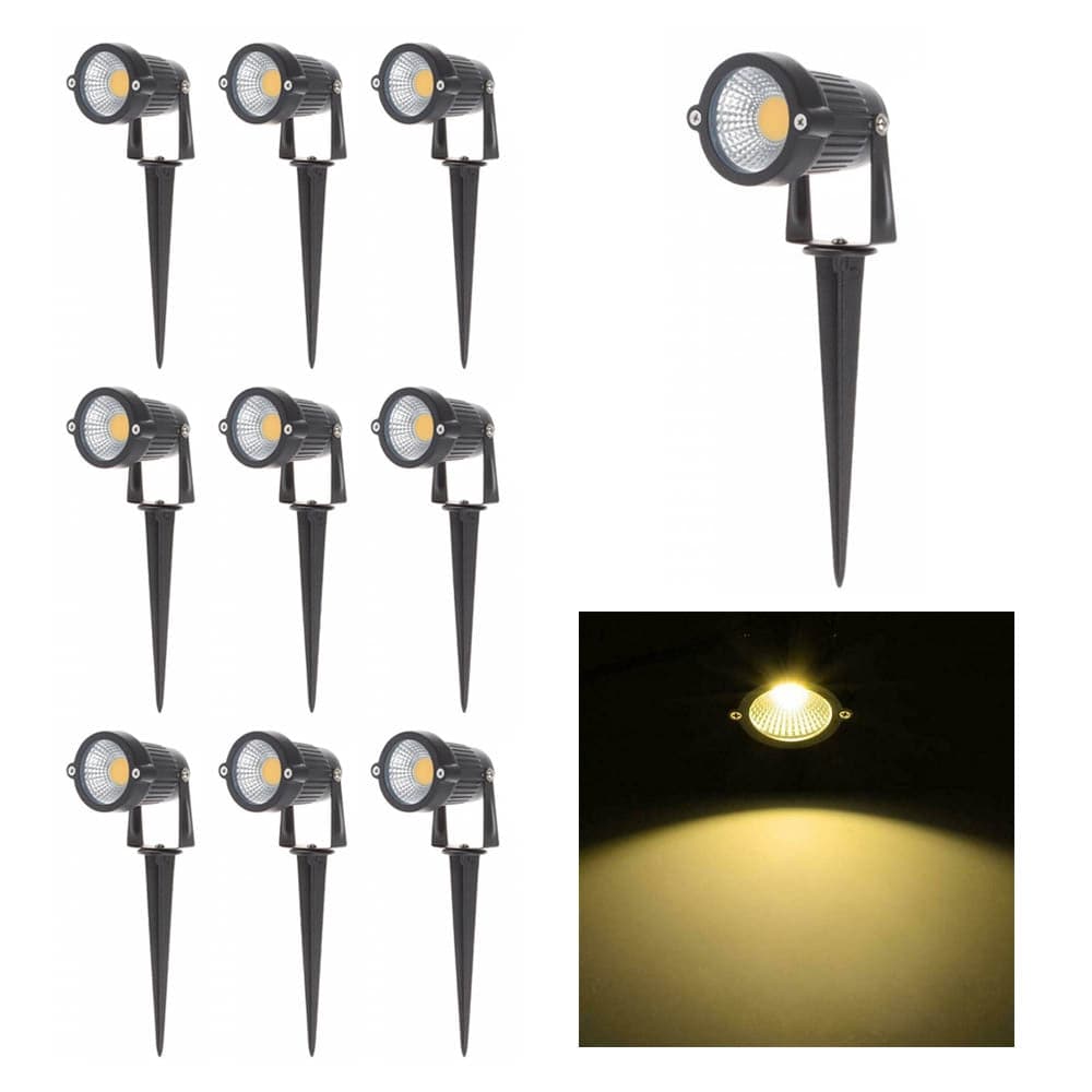 10PCS 12V LED Waterproof Outdoor Garden Spotlights Landscape Light Flood Lights-Home &amp; Garden &gt; Garden Lights-PEROZ Accessories