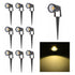 10PCS 12V LED Waterproof Outdoor Garden Spotlights Landscape Light Flood Lights-Home & Garden > Garden Lights-PEROZ Accessories