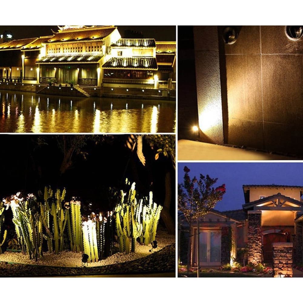 10PCS 12V LED Waterproof Outdoor Garden Spotlights Landscape Light Flood Lights-Home &amp; Garden &gt; Garden Lights-PEROZ Accessories