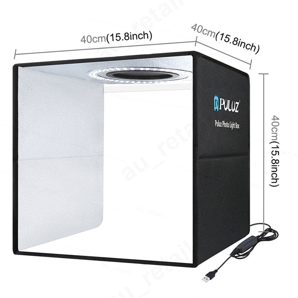 40CM Portable Photo Studio LED Light Tent Bar Cube Soft Box Room Photography-Audio &amp; Video &gt; Photography-PEROZ Accessories