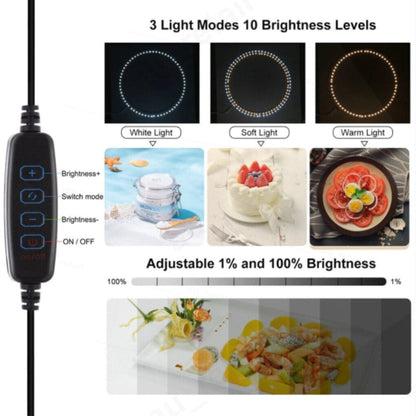 40CM Portable Photo Studio LED Light Tent Bar Cube Soft Box Room Photography-Audio &amp; Video &gt; Photography-PEROZ Accessories