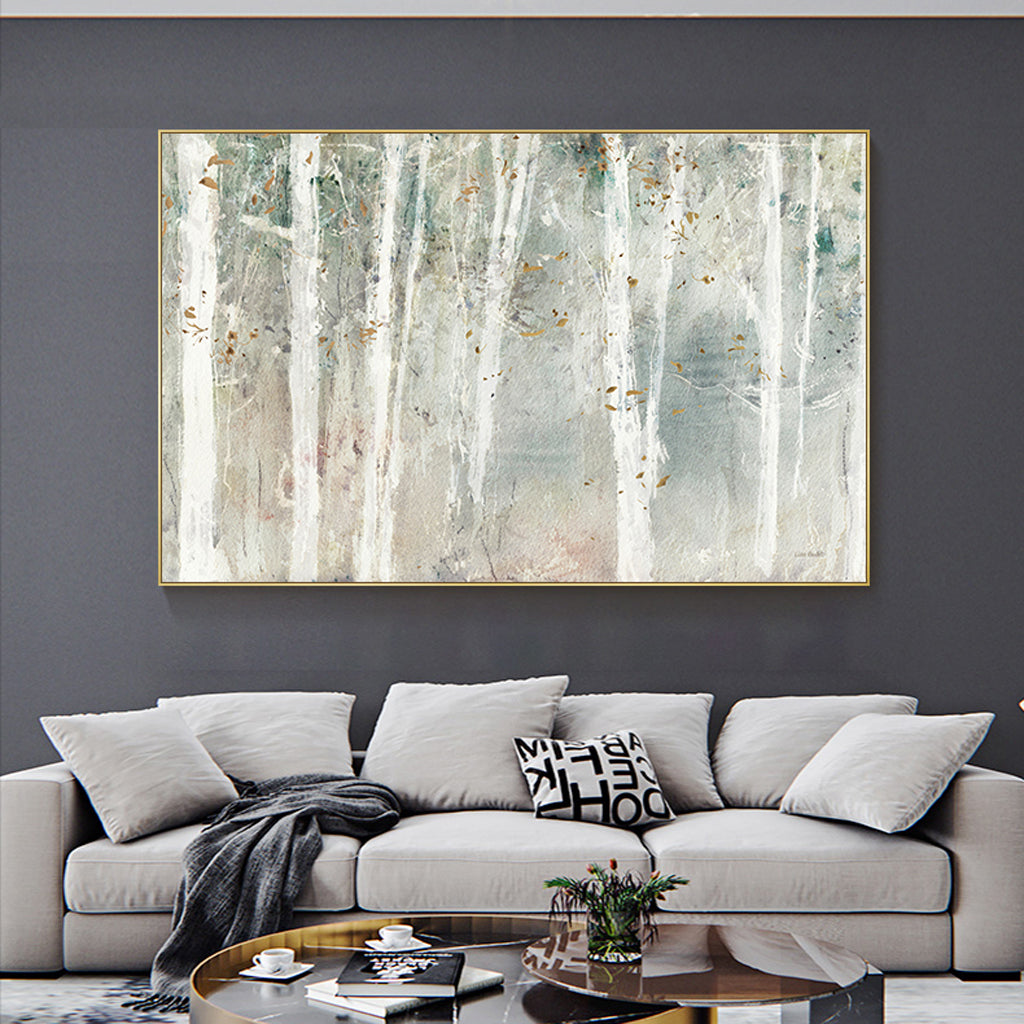 70cmx100cm Forest hang painting style Gold Frame Canvas Wall Art-Home &amp; Garden &gt; Wall Art-PEROZ Accessories