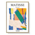 60cmx90cm Abstract colour by Henri Matisse Gold Frame Canvas Wall Art-Home & Garden > Wall Art-PEROZ Accessories