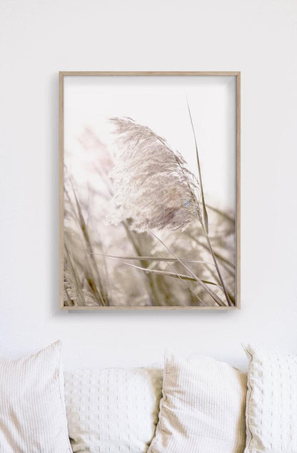 50cmx70cm Pampas Grass 2 Sets Wood Frame Canvas Wall Art-Home &amp; Garden &gt; Wall Art-PEROZ Accessories