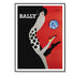 50cmx70cm Fashion Bally Black Frame Canvas Wall Art-Home & Garden > Wall Art-PEROZ Accessories