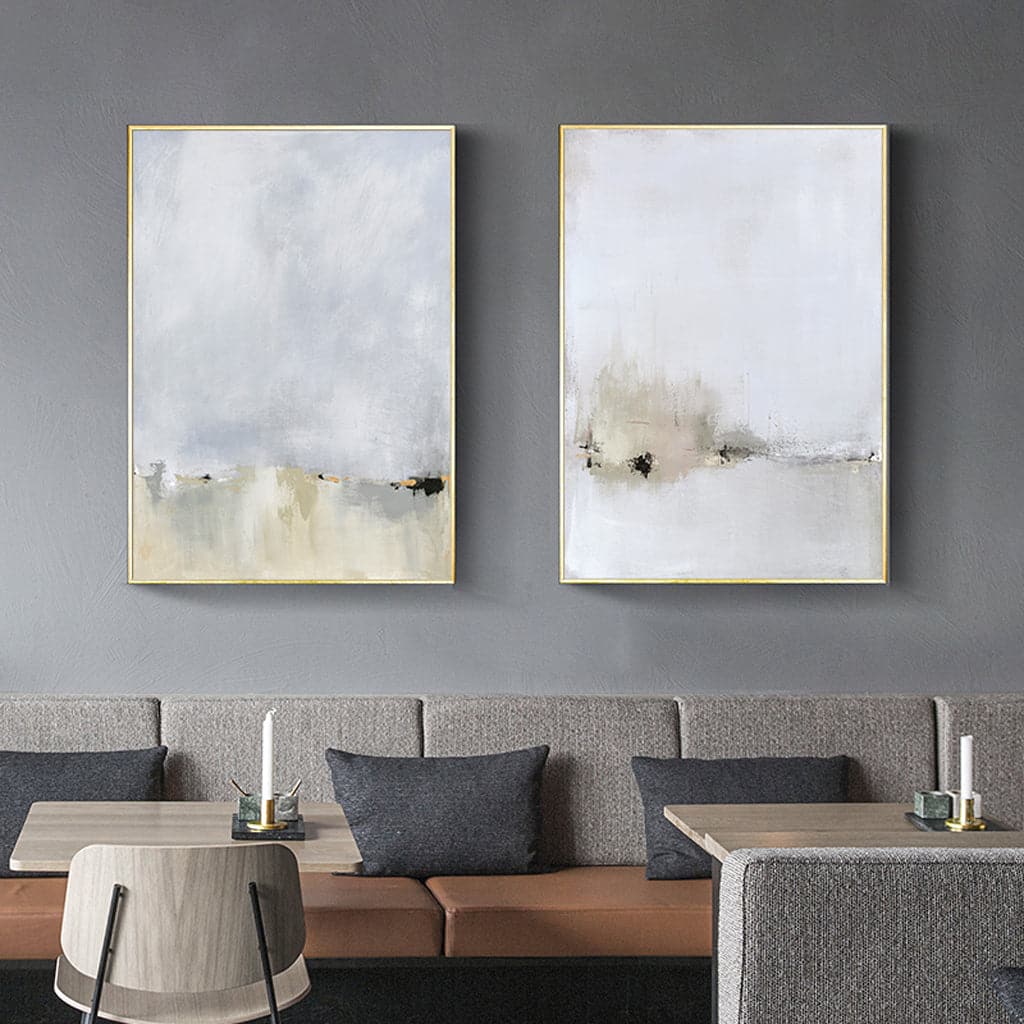 40cmx60cm Abstract golden white 3 Sets Gold Frame Canvas Wall Art-Home &amp; Garden &gt; Wall Art-PEROZ Accessories