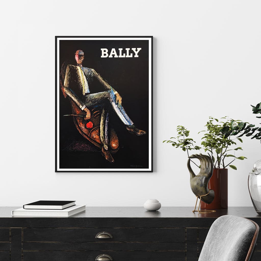 60cmx90cm Bally Man &amp; Woman 2 Sets Black Frame Canvas Wall Art-Home &amp; Garden &gt; Wall Art-PEROZ Accessories