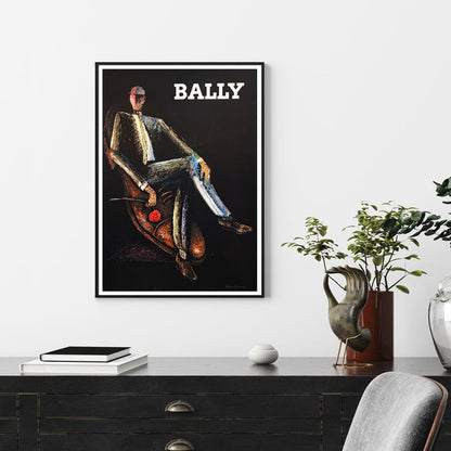 60cmx90cm Bally Man &amp; Woman 2 Sets Black Frame Canvas Wall Art-Home &amp; Garden &gt; Wall Art-PEROZ Accessories