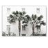 70cmx100cm Palm Tree White Frame Canvas Wall Art-Home & Garden > Wall Art-PEROZ Accessories