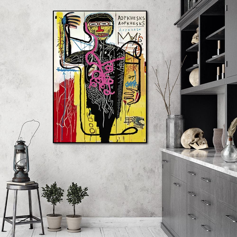 60cmx90cm Versus Medici Black Frame Canvas Wall Art-Home &amp; Garden &gt; Wall Art-PEROZ Accessories