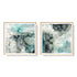 50cmx50cm Marbled Green 2 Sets Gold Frame Canvas Wall Art-Home & Garden > Wall Art-PEROZ Accessories