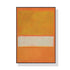 50cmx70cm Yellow By Mark Rothko Black Frame Canvas Wall Art-Home & Garden > Wall Art-PEROZ Accessories