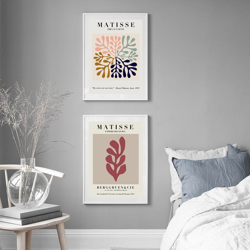 60cmx90cm Matisse 2 Sets White Frame Canvas Wall Art-Home &amp; Garden &gt; Wall Art-PEROZ Accessories