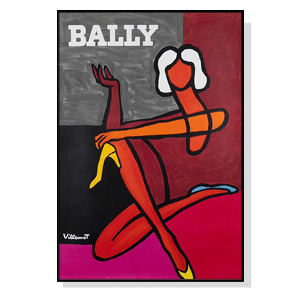 70cmx100cm Fashion Woman Black Frame Canvas Wall Art-Home &amp; Garden &gt; Wall Art-PEROZ Accessories
