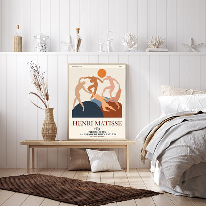 60cmx90cm Dancing by Henri Matisse Wood Frame Canvas Wall Art-Home &amp; Garden &gt; Wall Art-PEROZ Accessories