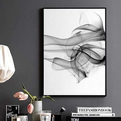 50cmx70cm Stylish Abstract Black 2 Sets Black Frame Canvas Wall Art-Home &amp; Garden &gt; Wall Art-PEROZ Accessories