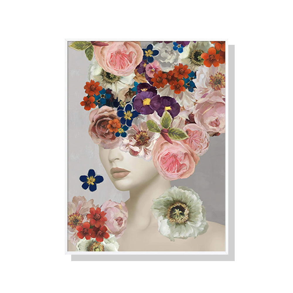 60cmx90cm Foolish in Love I White Frame Canvas Wall Art-Home &amp; Garden &gt; Wall Art-PEROZ Accessories