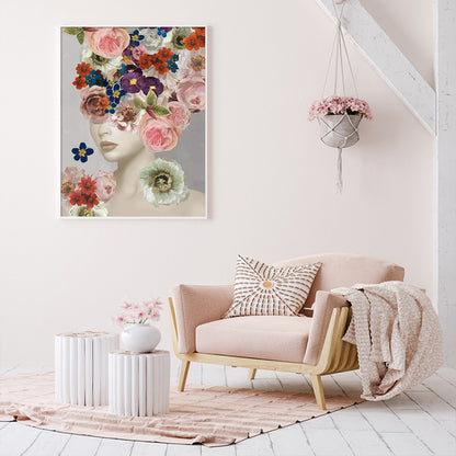 60cmx90cm Foolish in Love I White Frame Canvas Wall Art-Home &amp; Garden &gt; Wall Art-PEROZ Accessories
