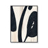 50cmx70cm Black Ink Black Frame Canvas Wall Art-Home & Garden > Wall Art-PEROZ Accessories