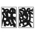 70cmx100cm Rock N Roll 2 Sets Black Frame Canvas Wall Art-Home & Garden > Wall Art-PEROZ Accessories