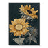 70cmx100cm Sunflowers Black Frame Canvas Wall Art-Home & Garden > Wall Art-PEROZ Accessories