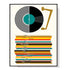 50cmx70cm Music Black Frame Canvas Wall Art-Home & Garden > Wall Art-PEROZ Accessories