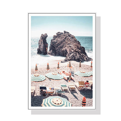 50cmx70cm Landscape art prints White Frame Canvas Wall Art-Home &amp; Garden &gt; Wall Art-PEROZ Accessories