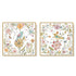 70cmx70cm Floral birds 2 Sets Gold Frame Canvas Wall Art-Home & Garden > Wall Art-PEROZ Accessories