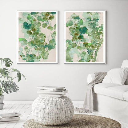 70cmx100cm Zanzibar Gem 2 Sets White Frame Canvas Wall Art-Home &amp; Garden &gt; Wall Art-PEROZ Accessories