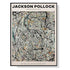 60cmx90cm Jackson Pollock Exhibition III Black Frame Canvas Wall Art-Home & Garden > Wall Art-PEROZ Accessories