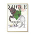 70cmx100cm Vogue Lady Gold Frame Canvas Wall Art-Home & Garden > Wall Art-PEROZ Accessories